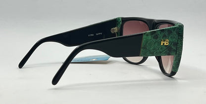 Hervé Bernard 11784 Sunglasses-Snakeskin Temples-Hand Made-Unworn