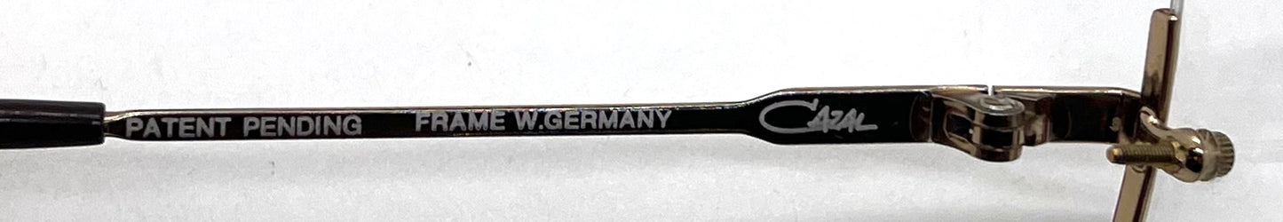 Vintage CAZAL 221 COL 309 West Germany NOS Rimless Optical 59-17 Unworn