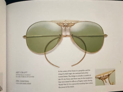 Art-Craft Winged Propeller Aviator-12K GF-Mother-of-Pearl VINTAGE Sunglasses