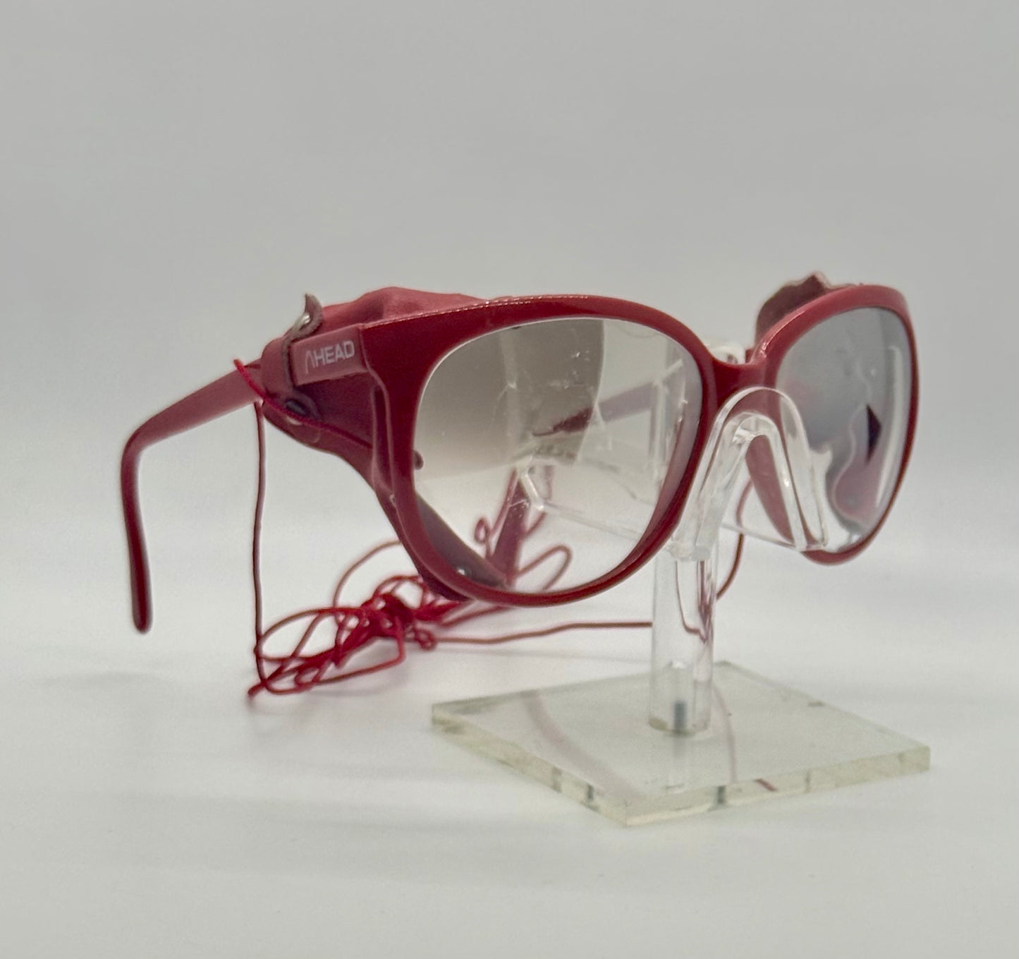 HEAD 4 PEAK Vintage Alpine Glacier Sunglasses Japan Leather Side Shields