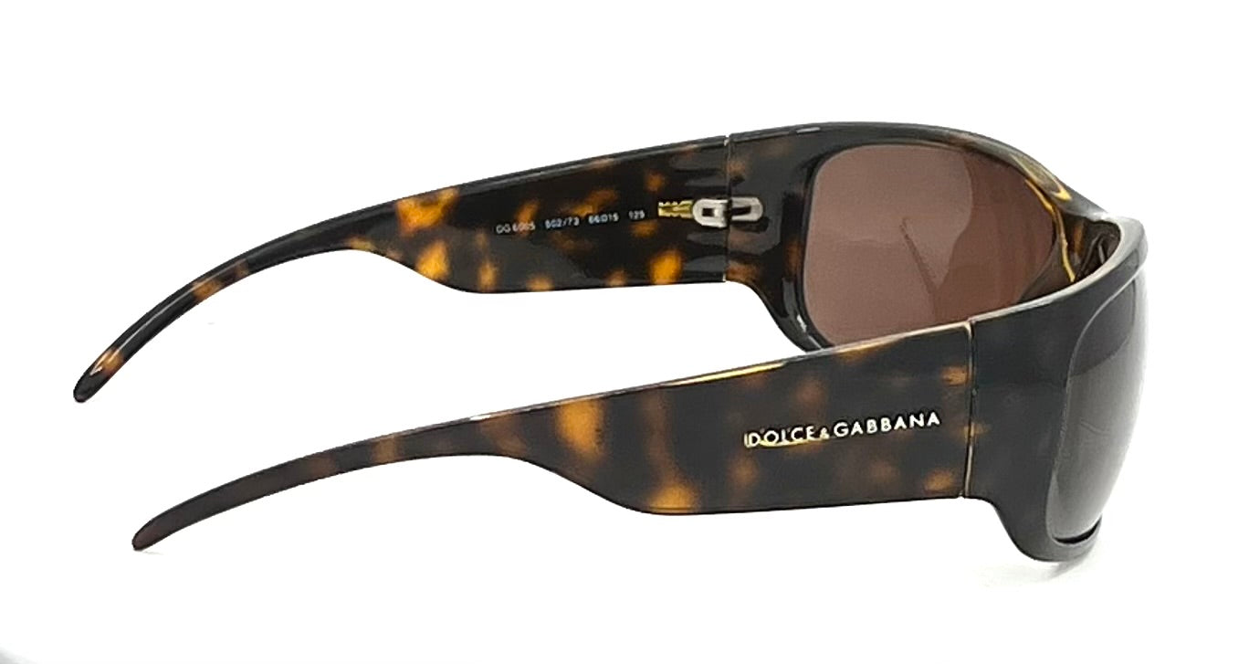 Dolce & Gabbana DG6005 Y2K Wrap Sunglasses Deadstock-Full Kit