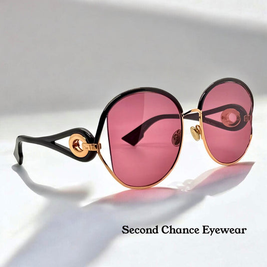 Christian Dior New Volute 58EVC Vintage Sunglasses-Rose Lenses-Full Kit-NOS/Unworn-57mm