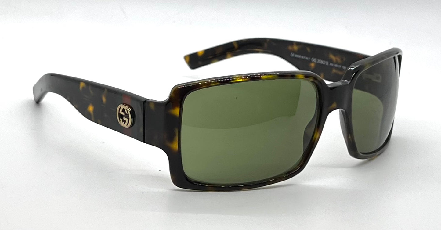 Gucci GG2563/S Havana Tortoise-Vintage Sunglasses Italy Original 60-17