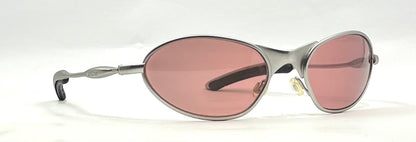 Easy Rider 2- Y2K Vintage Oval Sunglasses-Made in Italy-Unworn-Pink Lens