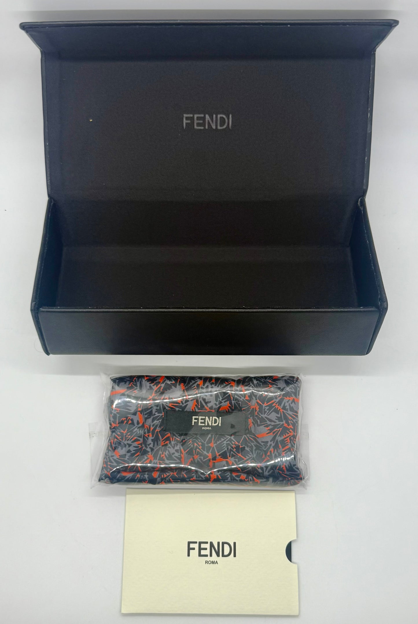 FENDI Y2K Vintage Deadstock Eyewear Case Full Kit – Box & Pouch