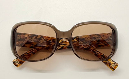 Christian Dior Flannelle 5 Vintage Sunglasses w/New Solid Brown Custom Tinted Lenses-Germany-56mm