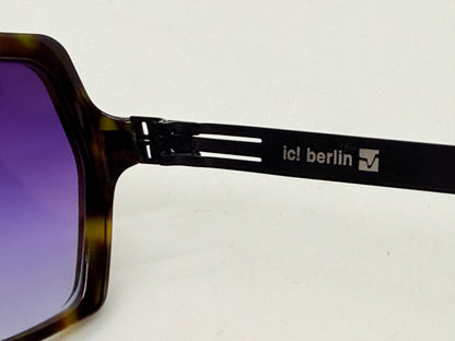 ic! Berlin “Ryoko” Screwless Sunglasses-New Purple Gradient Tinted Custom Lenses-UNWORN