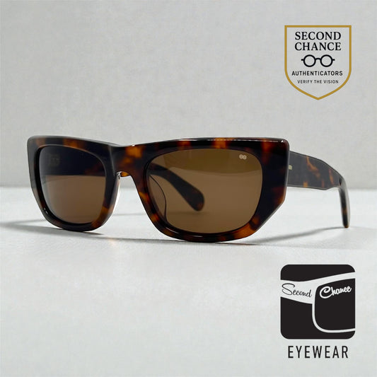 BENJAMIN “B. Ray”-Polarized Tortoise Sunglasses-Unworn-Japan