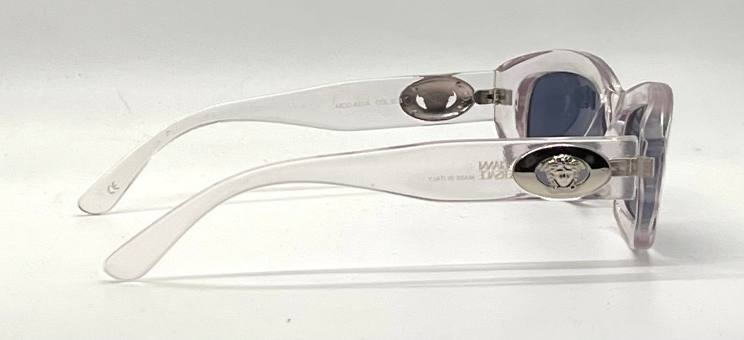 Gianni Versace 481/A 924 Vintage Crystal Sunglasses NOS/Original Lenses-Italy-54mm