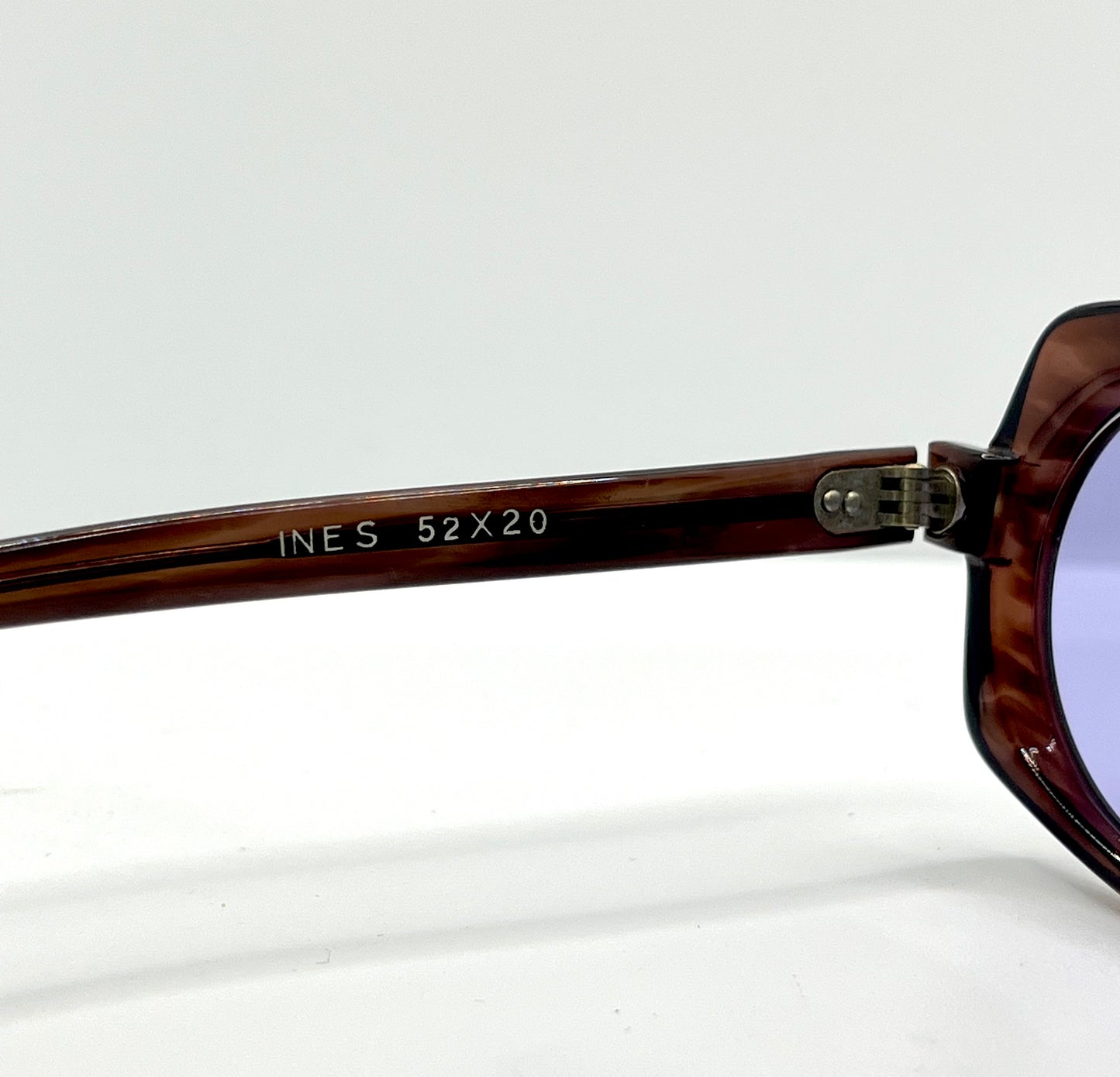 ARTOPTIC INES 52-20 – Vintage French Butterfly Sunglasses w/New, Custom Violet Lenses-Deadstock