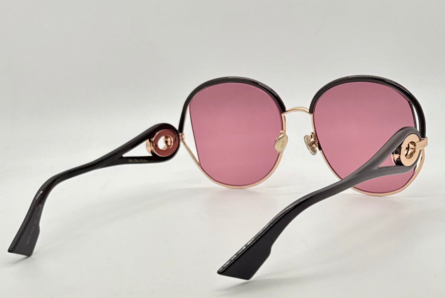 Christian Dior New Volute 58EVC Vintage Sunglasses-Rose Lenses-Full Kit-NOS/Unworn-57mm