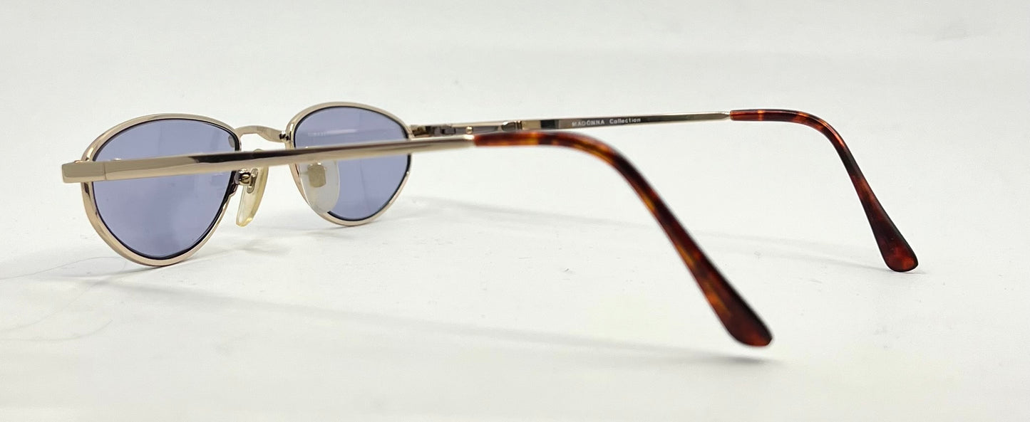 Madonna Collection “Paola” Vintage Sunglasses-New Solid Lavender Custom Lenses–Unworn