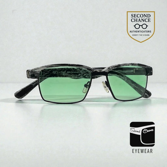 ZEN Barcelona ZR34 Sunglasses w/New Solid Green Custom Lenses-Unworn