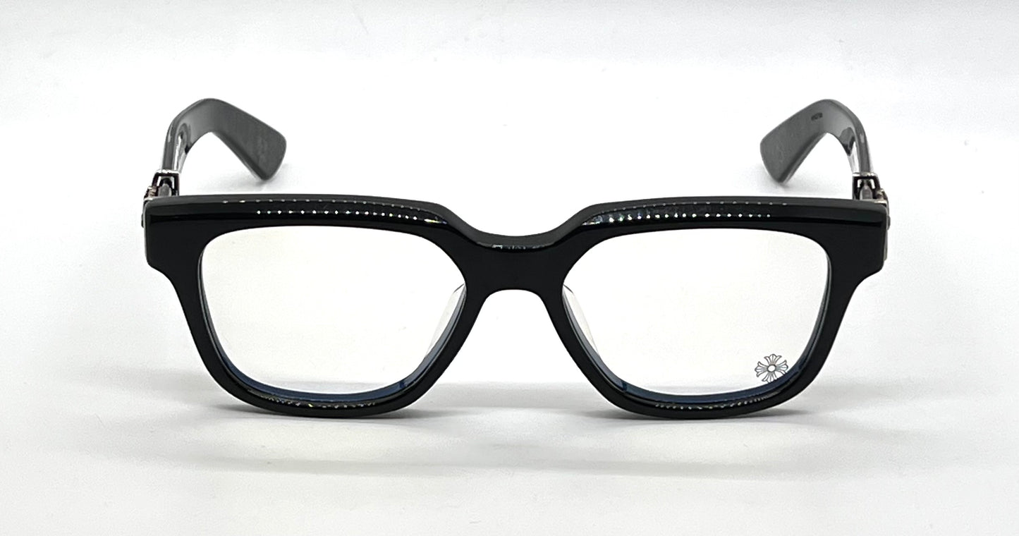 Chrome Hearts Vagillionaire II BK Black Optical Eyeglasses-Unworn-Full Kit-Japan