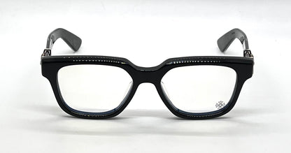 Chrome Hearts Vagillionaire II BK Black Optical Eyeglasses-Unworn-Full Kit-Japan
