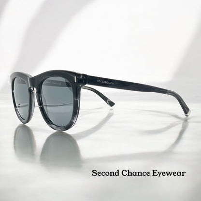 Dolce & Gabbana DG4281 2924/6G Smoke Grey Sunglasses Silver Mirror Lens Full Kit Italy