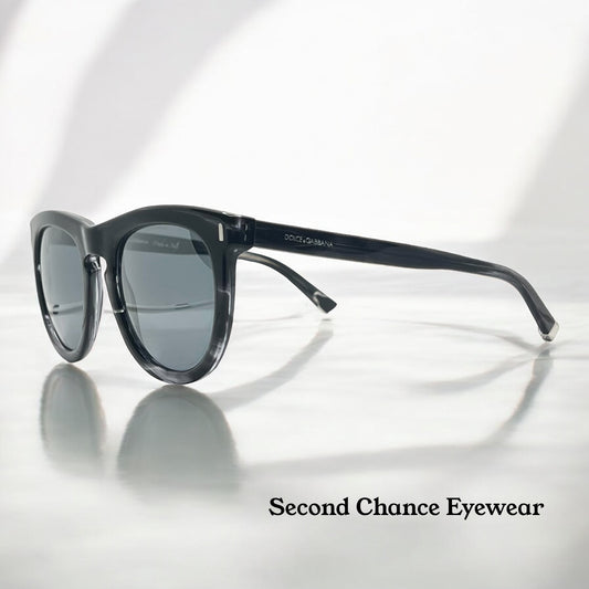 Dolce & Gabbana DG4281 2924/6G Smoke Grey Sunglasses Silver Mirror Lens Full Kit Italy