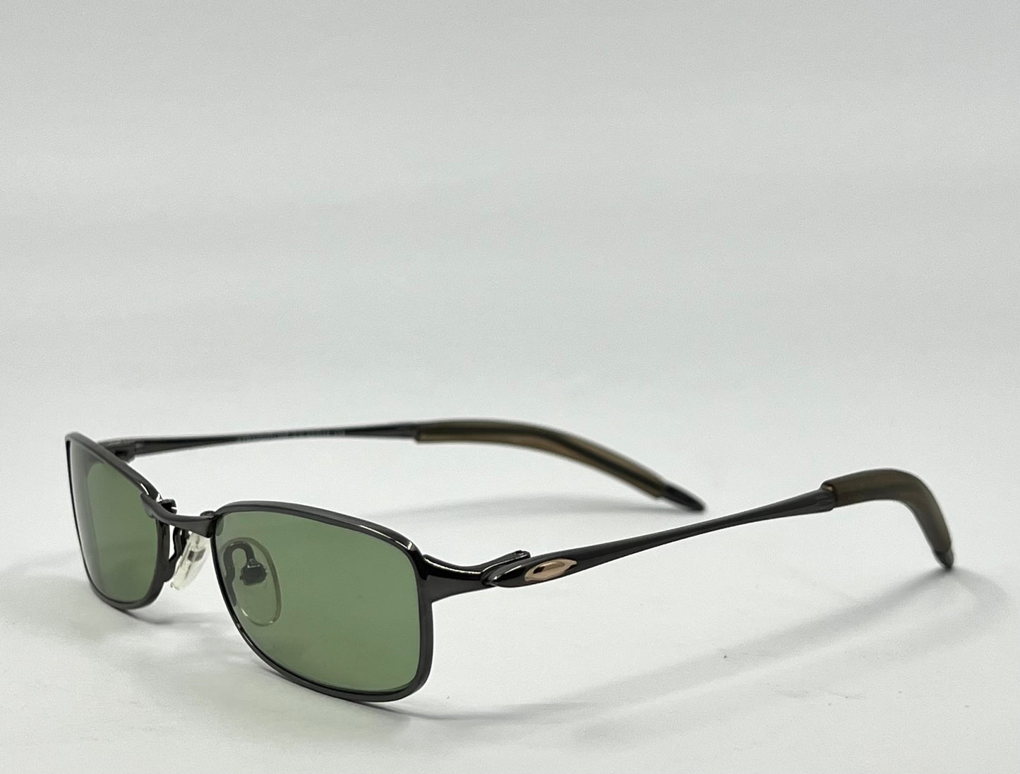 Oakley Straightline 2.0 Vintage Sunglasses-Model 11-729-New Solid Green Tinted Custom Sunglasses-UNWORN