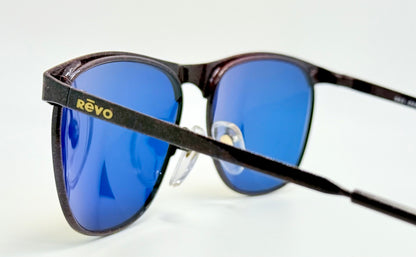 Vintage REVO 963-020 Burgundy Speckled-with Brand New REVO Red Mirror Lenses