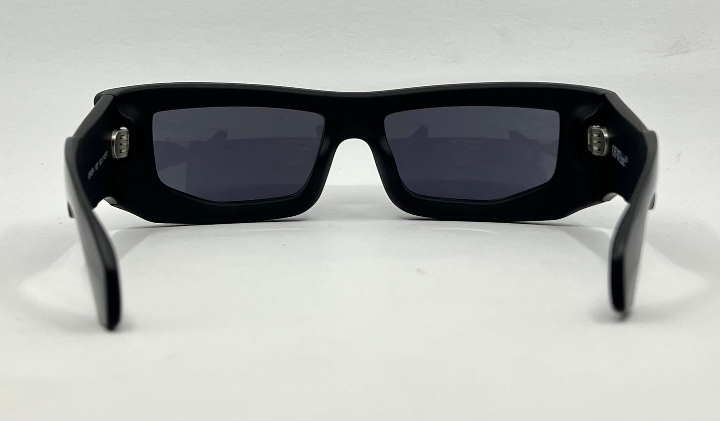 Off-White™ Volcanite Sunglasses Matte Black Grey-58mm-Full Kit-Unworn