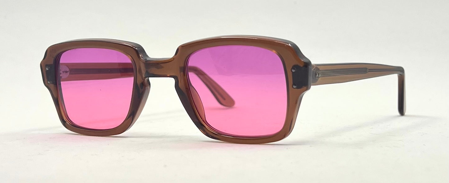 USS BCG 46-24 Vintage Military Glasses – Pink Gradient Second Chance Customs