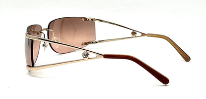 Basile RA4307 Rimless-VINTAGE Sunglasses 68mm Italy Shield Y2K Designer