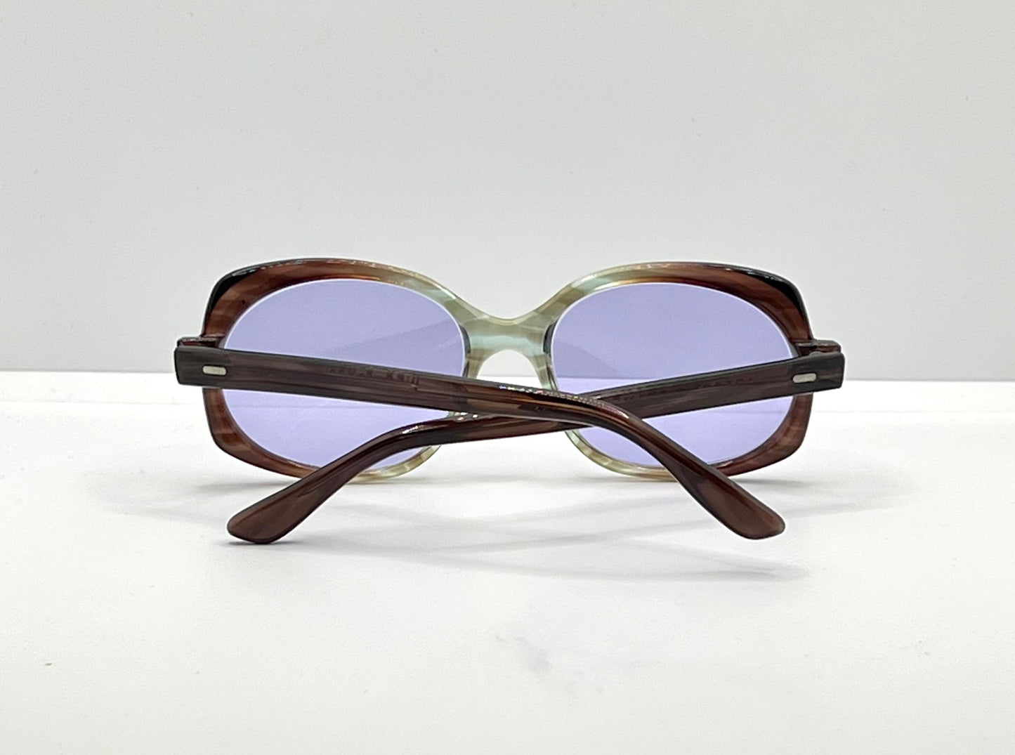 ARTOPTIC INES 52-20 – Vintage French Butterfly Sunglasses w/New, Custom Violet Lenses-Deadstock