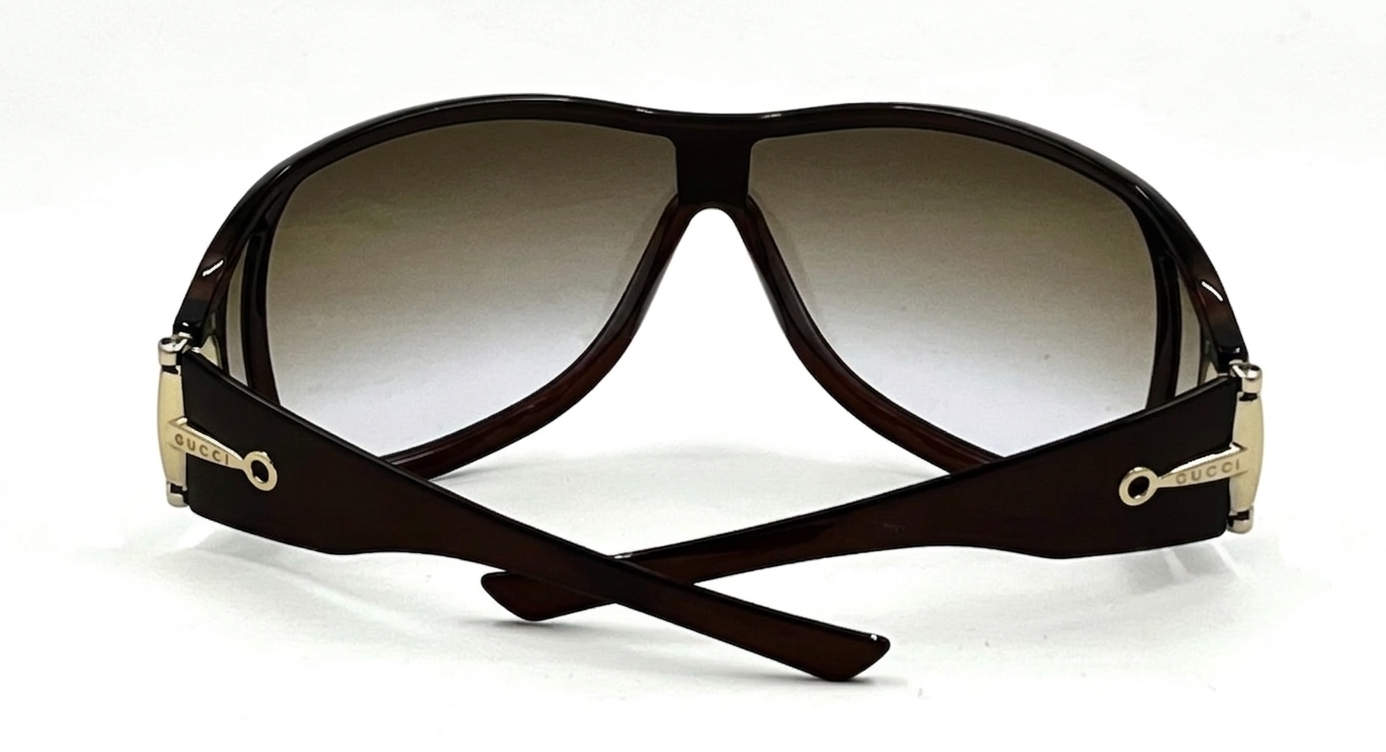 Gucci GG 2918/S Vintage Sunglasses Brown Gradient Made in Italy 105
