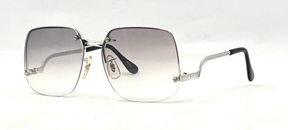 PS7 CAPRICE Rimless Square VINTAGE Sunglasses-Japan-Grey Gradient-Unworn