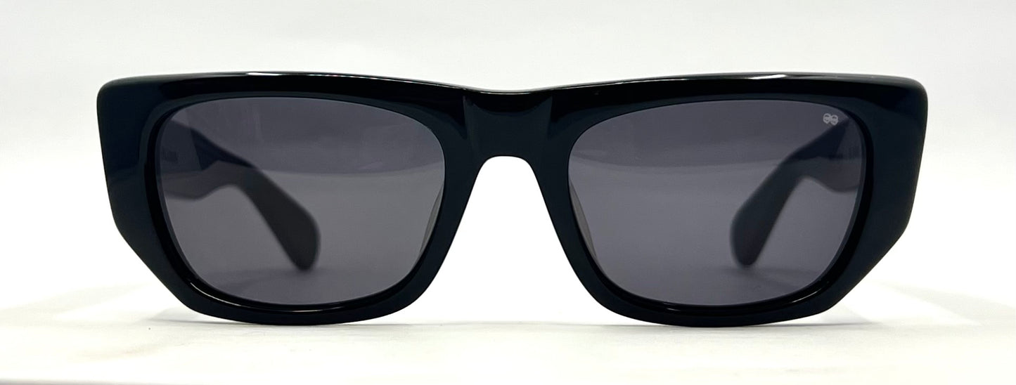 BENJAMIN “B. Ray” Black Polarized Sunglasses-Unworn-Japan-Collector