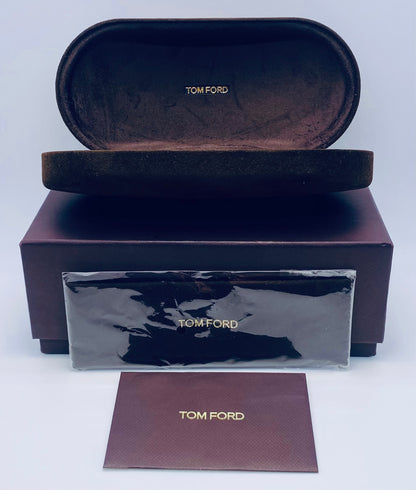 Tom Ford TF5323 002 Black/Gold Sunglasses w/New Blue Custom Lenses-New/Unworn-Full Kit