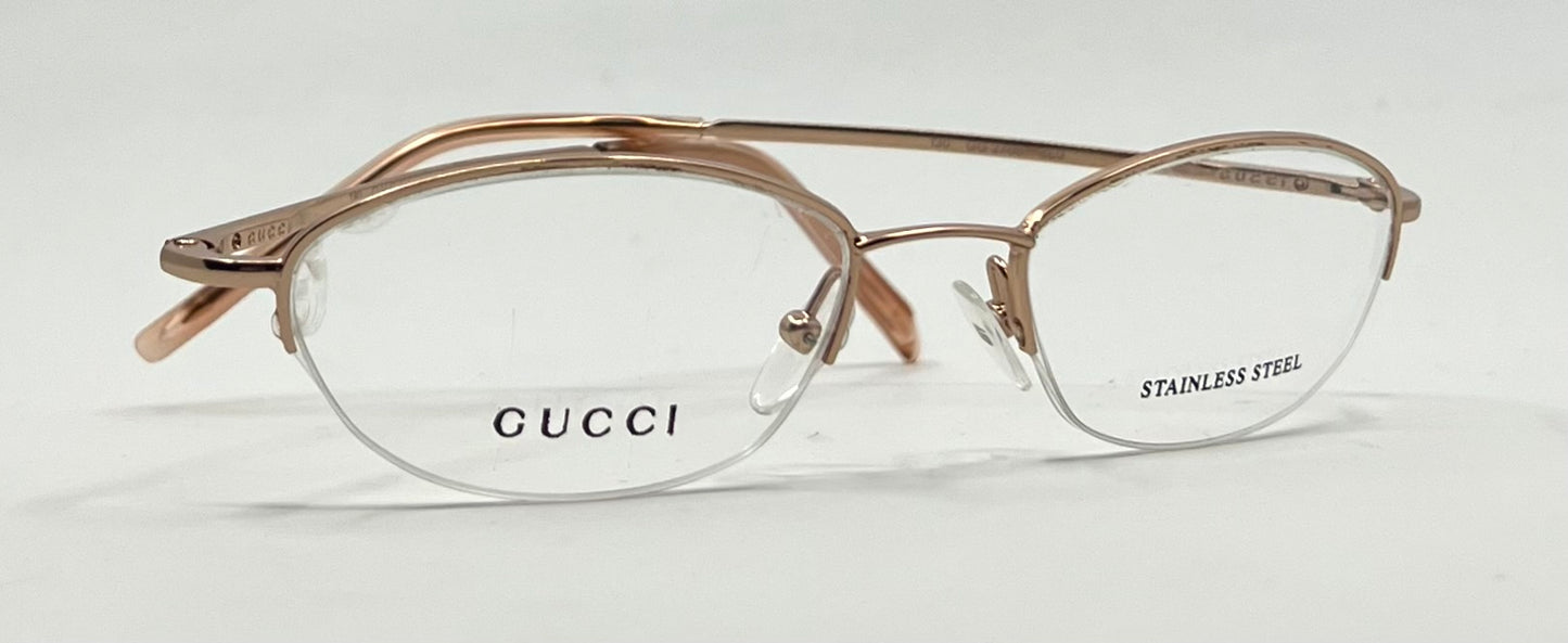 Gucci GG 2705 ZL9 Half-Rim Titanium Optical Frames Italy Unworn Deadstock