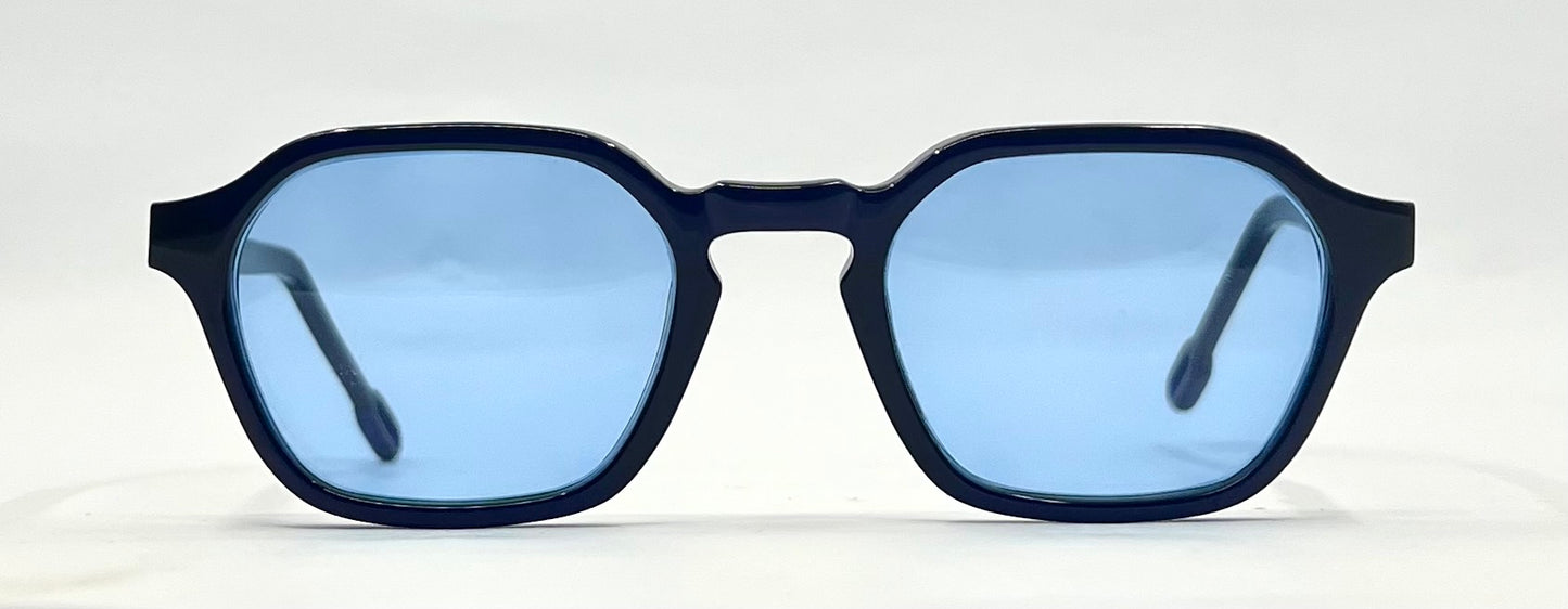 Odette Lunettes Jarret II A031 Sunglasses w/New Sky Blue Custom Tinted Lenses