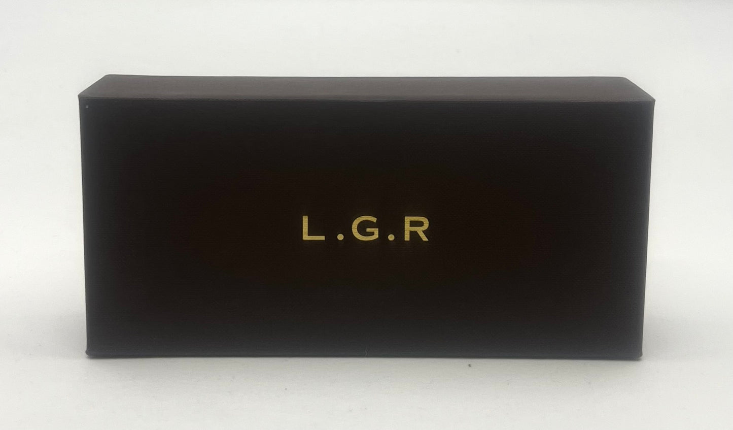 L.G.R Reunion III Glacier Sunglasses 49-22 Pink Leather Shields – Full Kit – Unworn