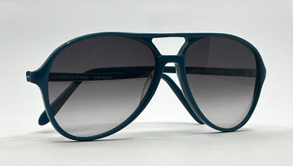 Anglo American Sir Winston 611 Blue Aviator Sunglasses Deadstock Unworn
