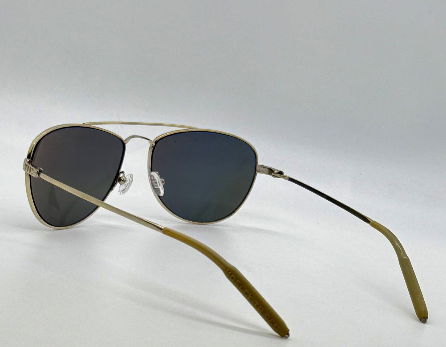 Mosley Tribes Aviatrix-Vintage Sunglasses-Gold Frame-Polarized Lenses-Full Kit