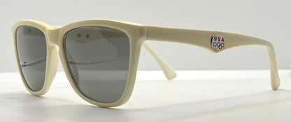 USA Olympic Vintage Sunglasses-Ivory Frame-36USC380 – Deadstock-Rare LA Era Collectible
