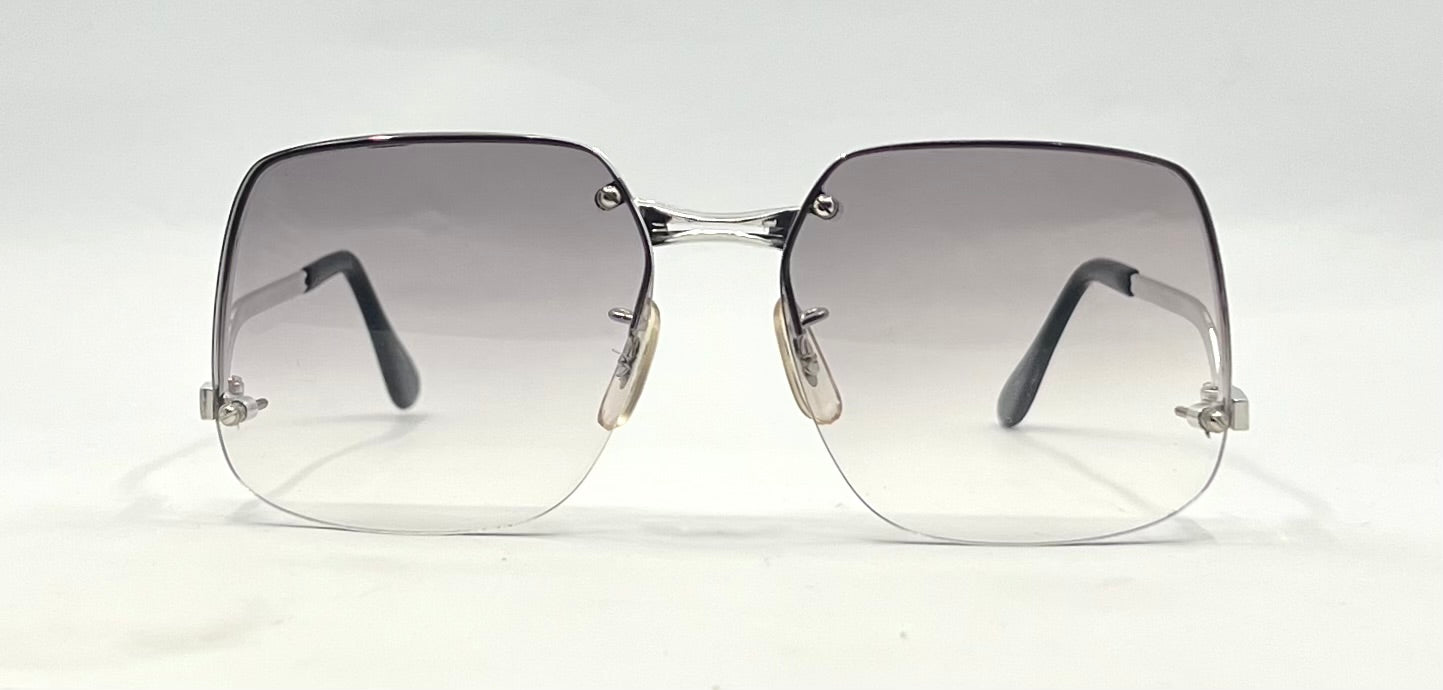 Shana 957 Caprice-Rimless Square Gradient Vintage Sunglasses-130mm