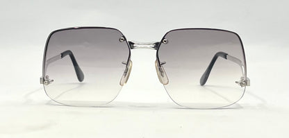 Shana 957 Caprice-Rimless Square Gradient Vintage Sunglasses-130mm