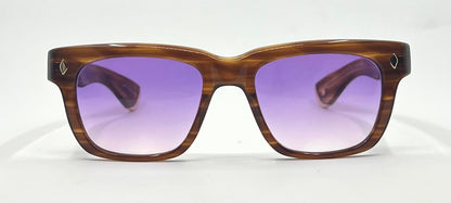 Garrett Leight x Officine Générale DB Sunglasses w/New, Custom Gradient Lenses-Full Kit/Unworn