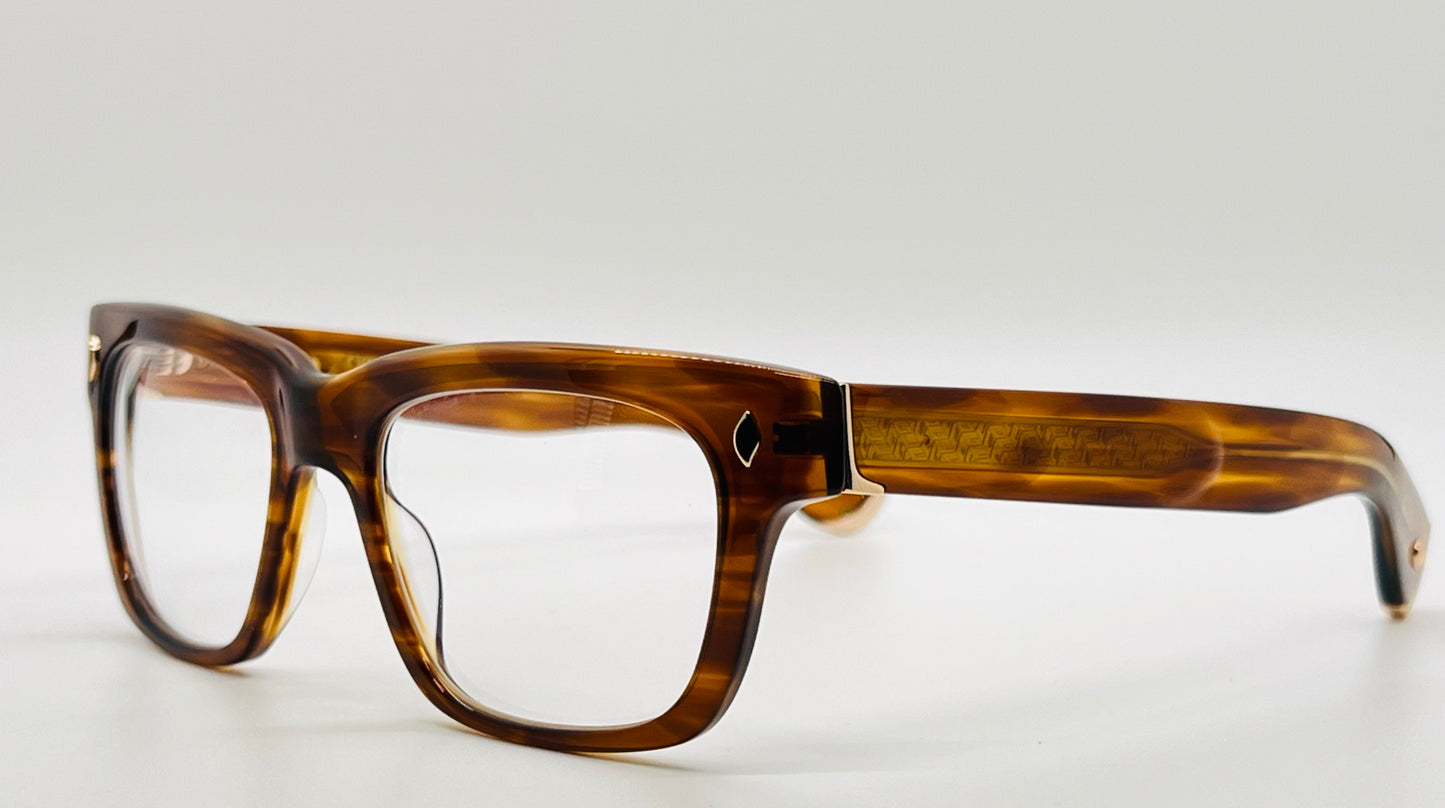 GARRETT LEIGHT X OFFICINE GEREALE 118 DB Demi Blonde-Unisex Eyeglass Frame