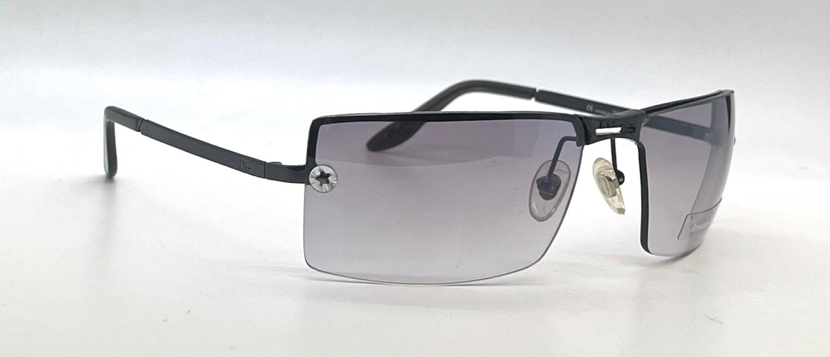 Dior Adiorable 2 Vintage Y2K Rimless Gray Sunglasses Unworn Original Case Italy
-Unworn/Original Case