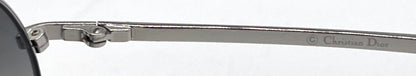 Christian Dior Hippy 1-Silver Star Aviator-Y2K Vintage Sunglasses-Unworn-Italy