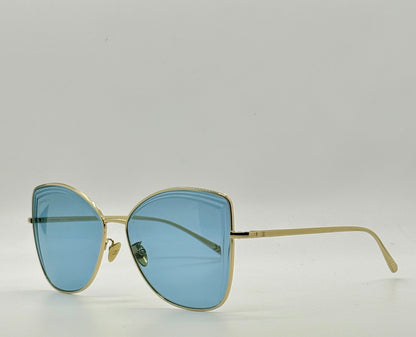 Chanel 4253 C.395/80-Y2K Vintage Gold Metal Sunglasses-UNWORN-w/Case