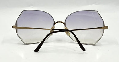 THIRA 62 Vintage 70s Frame-Rimless Geometric Sunglasses-Unworn-France