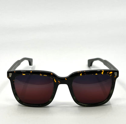 Entourage of 7 Los Angeles “Harrison” w/New Drk Grey to Red Custom Gradient Lenses-Handmade in Japan