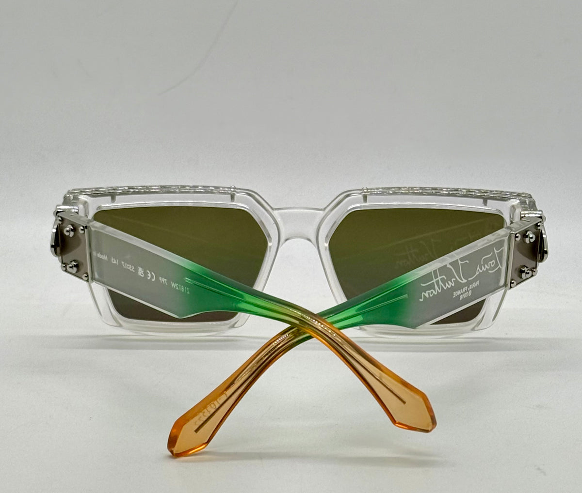 Louis Vuitton Virgil Abloh 2054 1.1 Millionaires Z1812W Crystal Clear Sunglasses