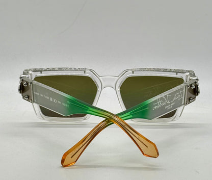 Louis Vuitton Virgil Abloh 2054 1.1 Millionaires Z1812W Crystal Clear Sunglasses