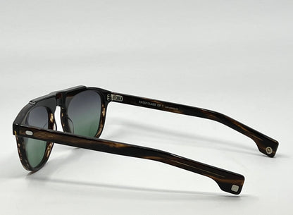 Entourage of 7 Fegan Sunglasses w/New Grey/Green Custom Gradient Lenses-New/Unworn-Full Kit-handmade in Japan