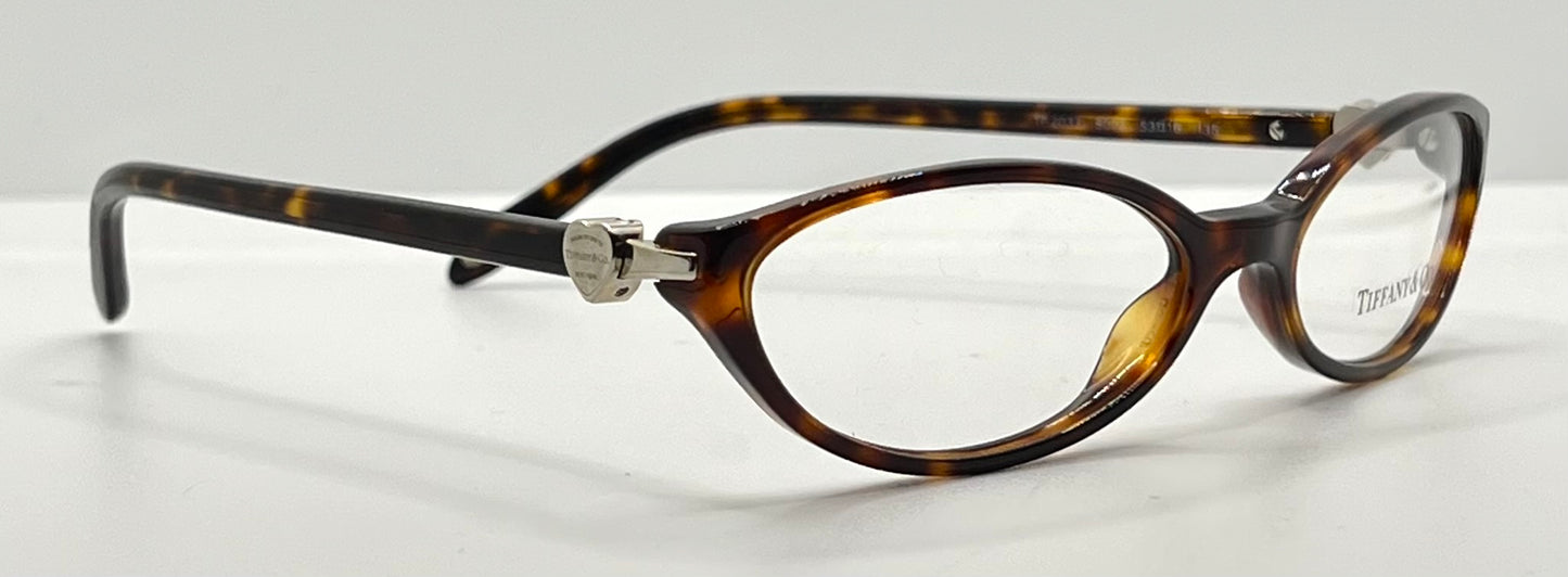 Tiffany & Co. TF2033 8002 Tortoise Optical Eyeglass Frames – New Unworn w/ Case